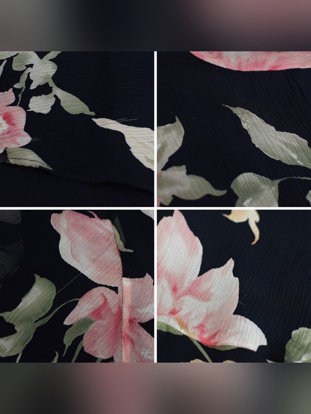 Vintage Ralph Lauren Floral Silk Midi Skirt Low Rise Asymmetrical Size 4 Fairy - Picture 11 of 11